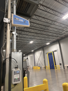BluLine Hub and Antenna at Warehouse